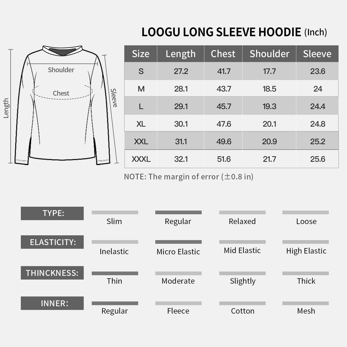 Sabertoo Hunting Long Sleeve Hoodie Tree contrast color