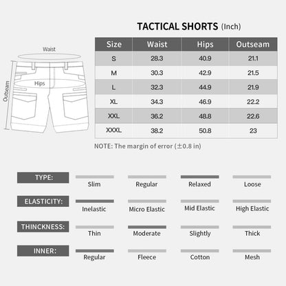Sabertoo Hunting Cargo Shorts TIGER Camo Color